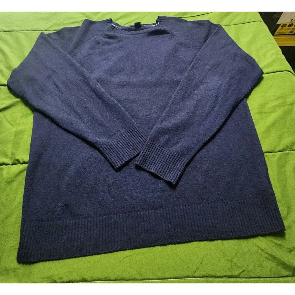 Brooks Brothers 346 Washable Wool Pullover Long Sleeve Men's Sweater Size XL